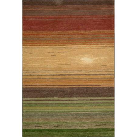 NOURISON Contour Area Rug Collection Harvest 3 Ft 6 In. X 5 Ft 6 In. Rectangle 99446076755